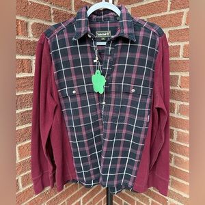 Upcycled Handmade Timberland Flannel Tee